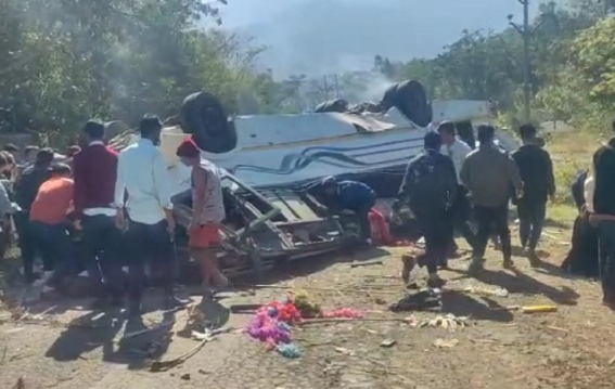 20 Students Injured as School Bus Overturns in Buxar District